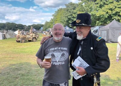 Bruce & The Captain at Suffolk Military Show 2024