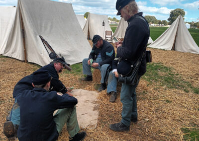 acw 4th U.S. Regulars at Battles Through History.