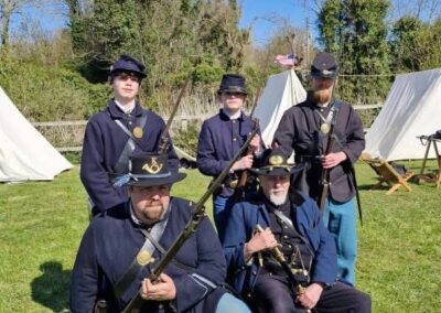 acw 4th U.S. Regulars at Fort Amherst, Kent. April 2025